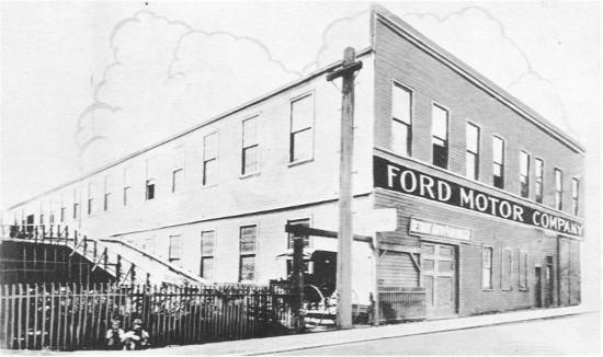 Factory of Ford Motor Company in 1903