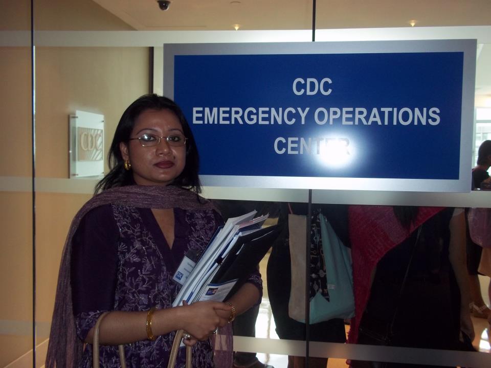 Nowsheen Sharmin Purabi at Centers for Disease Control and Prevention in 2012