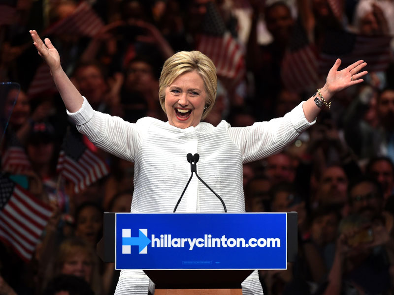 History-making Clinton is Democratic presidential nominee