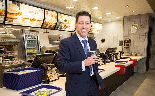 McDonald's UK CEO Paul Pomroy 