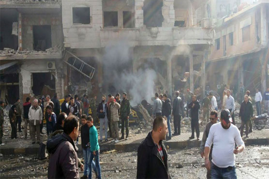 The blasts hit government-held Tartus and Homs, as well as Hasakeh