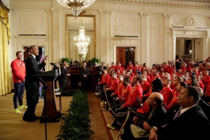 President Barack Obama welcomes U.S. Olympic and Paralympics teams