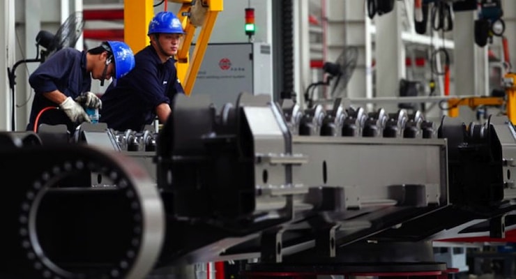 American workers at a manufacturing plant for long-lasting durable goods