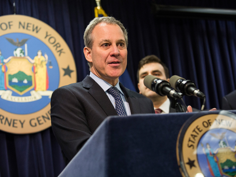 New York Attorney General Eric Schneiderman said he had opened an investigation into the Donald J Trump Foundation "in my capacity as regulator of non-profits in New York state" 