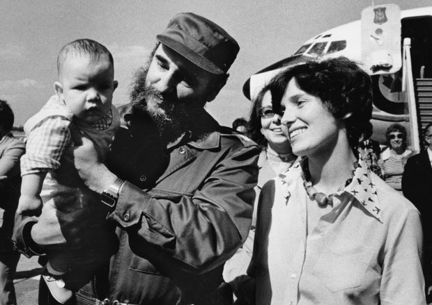 Margaret Trudeau and Fidel Castro