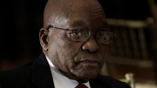 Portrait of Jacob Zuma, President of South Africa