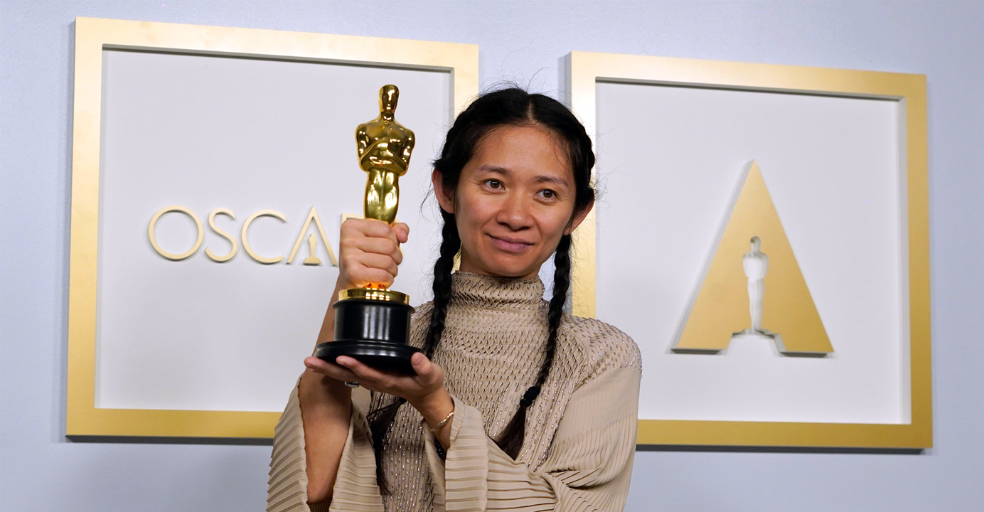 Chloe Zhao became the first Oscar winning woman of Asian descent