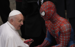 ‘Spiderman’ with Pope at Vatican