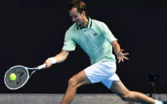Medvedev gets crowd onside to reach last 16 for fourth year