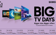 Samsung Consumers Electronics launched new campaign titled “Big TV Days”