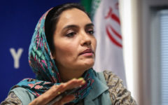 Iran film star Mitra Hajjar arrested