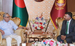 Outgoing Sri Lankan envoy calls on President