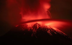 Mexico maintains a watchful eye on the erupting volcano