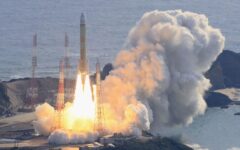 Japan’s space agency announced the successful launch of its new flagship rocket on Saturday