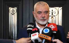Hamas chief Haniyeh arrives in Turkey for talks