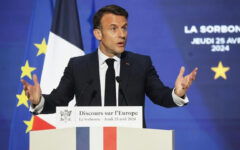 Macron, in key speech, warns that Europe ‘is mortal’