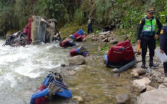 At least 25 people died in Peru after bus plunged into ravine