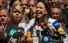Three Venezuela opposition activists arrested after Machado rally