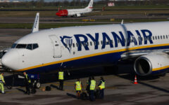 Ryanair’s net profit jumped a third to 1.92 billion euros in its financial year