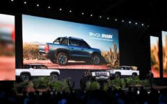 Chinese automaker BYD unveiled mid-size hybrid-electric pickup truck, Shark, in Mexico
