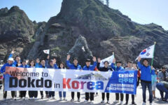 Japan protests disputed island trip by South Korean politician