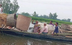 Flood like situation starts improving in Brahmaputra river basins in Gaibandha