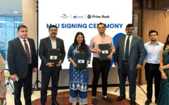 Prime Bank PLC. Hands with British Asian Trust and SAJIDA Foundation to donate funds