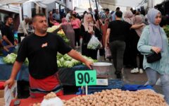 Turkey’s annual inflation rate fell to 71.6 percent in June