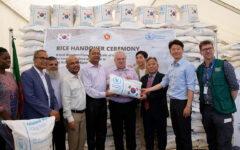 Rice Donation from Republic of Korea Provides a Major Boost to WFP’s Food Assistance for Rohingya in Bangladesh