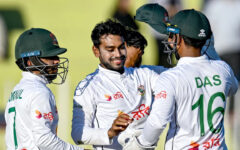 Miraz puts Bangladesh in front in series-deciding Test