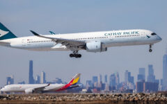 Cathay inspects A350 fleet after engine component failure