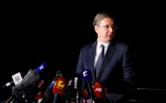 Serbian President Aleksandar Vucic announced a “significant increase” in financial aid for Serbs living in Kosovo