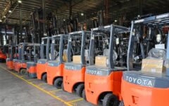 Toyota sued in a proposed U.S. class action accusing the automaker of emissions cheating in nine engines for forklift trucks