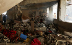 Gaza rescuers say Israeli strike on school-turned-shelter kills 21