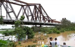 The Red River in Hanoi has hit its highest level in 20 years