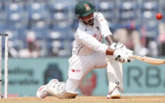 Bangladesh struggle despite Mominul, Jaker fifty