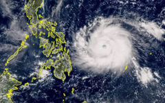 Super Typhoon makes landfall in the Philippines