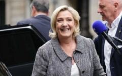 Le Pen meets PM as French government wobbles