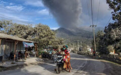 Indonesia volcano catapults vast ash tower into sky