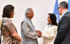 Second lady of Brazil calls on Chief Adviser