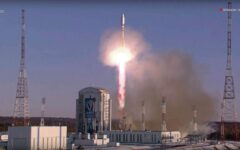 Russia launched 55 satellites into orbit on Tuesday