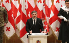 Mikheil Kavelashvili sworn in as Georgia’s president