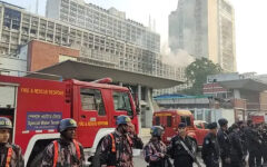 Secretariat building fire brought under control