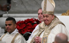 Pope’s sombre message in Christmas under shadow of war