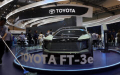 Toyota’s global production decreased for a 10th straight month in November