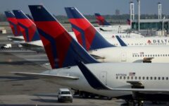 Delta Air Lines resumed flights after extreme winter weather forced the closure of all five runways for more than two hours