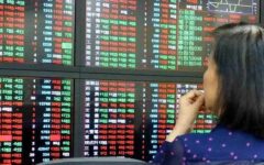 Equities fell again in Asia on Friday