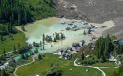 How Switzerland’s Birch glacier collapsed