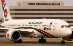 Biman suspends Narita flight operations