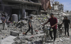 Gaza rescuers say 22 killed in Israeli strikes